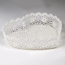 Cestina pizzo cuore cm29x27h7