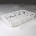 Cestina pizzo rettangolare cm37x26h6,5