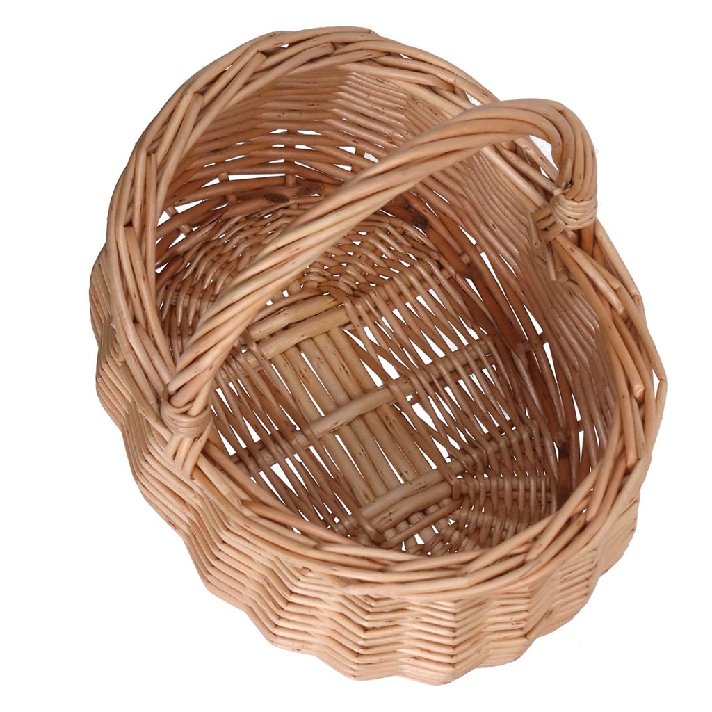 Cestino vimini miele ovale mini cm 18x14h9/16