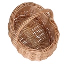 Cestino vimini miele ovale mini cm 18x14h9/16