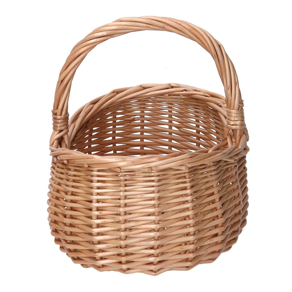 Cestino vimini miele ovale mini cm 18x14h9/16