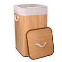 Cestone bambu' naturale cm35x35h60