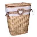 Arturo rectangular rattan basket cm45x31h54