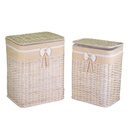 Rectangular natural rattan basket emanuele 1-2 cm46x36h59
