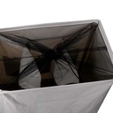 Cestone tessuto beige triplo pieghevolecm 55x36h58