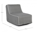 Chaise Longue Rihanna Gonfiabile Grigio