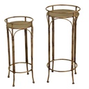 Colonnina da ingresso 1-2 marrone tondo