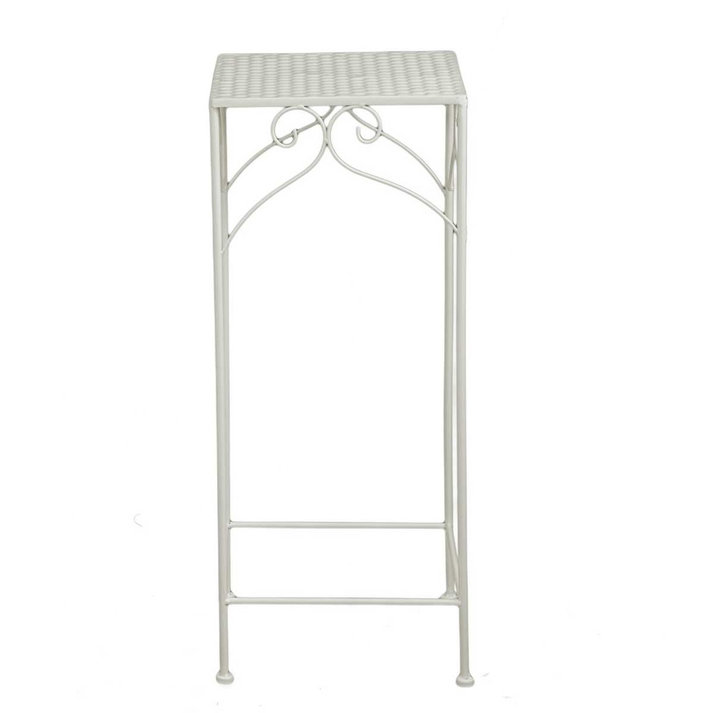 Colonnina metallo milena 1-3 quadra alta bianco cm 30x30h73