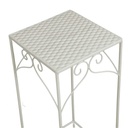 Colonnina metallo milena 1-3 quadra alta bianco cm 30x30h73