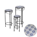 Colonnina mosaico in metallo Cagliari