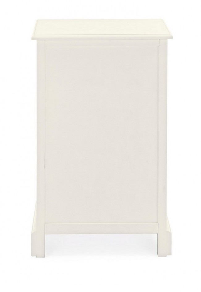 Comodino classico Amabel 1 anta e 1 cassetto 42x32x72h cm