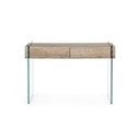 Consolle 2 cassetti moderna legno 110x40x75h cm