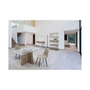 Consolle 2 cassetti moderna legno 110x40x75h cm