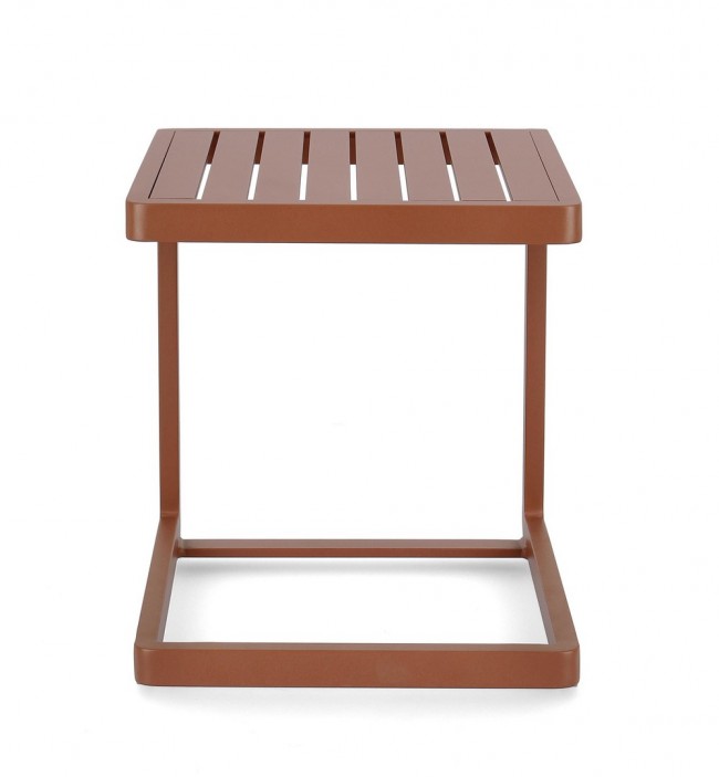 2x Tavolino Konnor 40X40 Terracotta