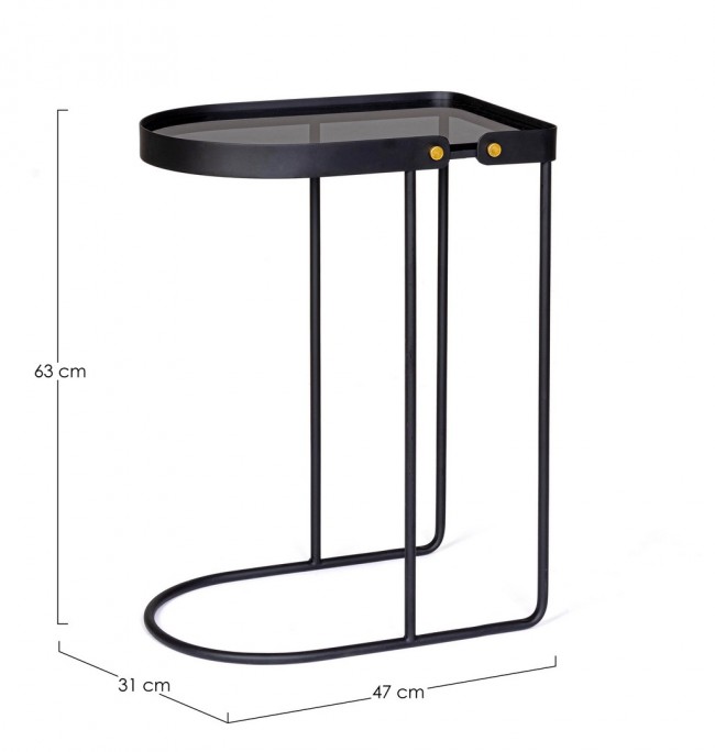 2x Tavolino Zeina 47X31