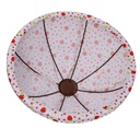 Coprivivande tessuto fragola ca-3710 Ø cm. 40 h 21,5