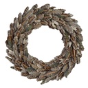 Crown with brown glitter leaves cmø45h8