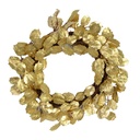 Crown with gold leaves cm ø45
