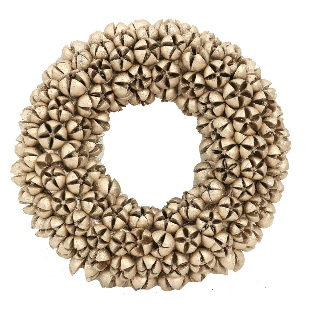 Champagne glitter crown cm ø29h6,5