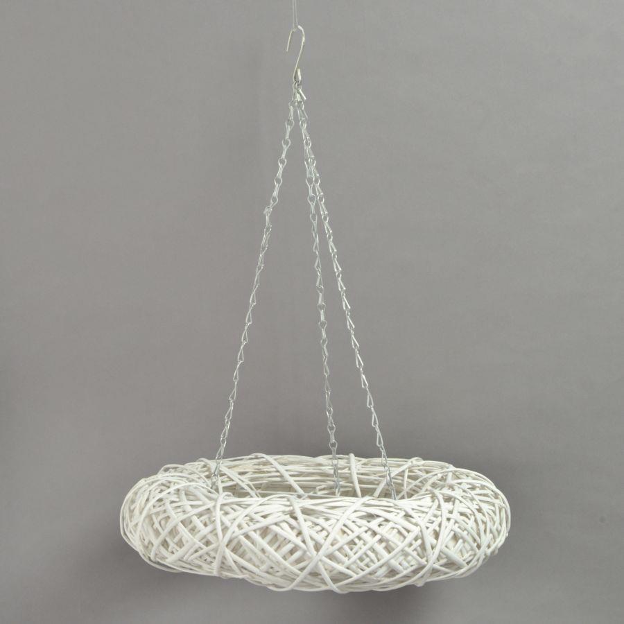 Coroncina pensile bianca cmø50h12