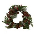 Red plastic crown cm ø50