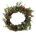 Round red plastic crown cm ø55