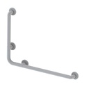 Corrimano angolare di sicurezza 78 x 55.5 cm per disabili colore bianco