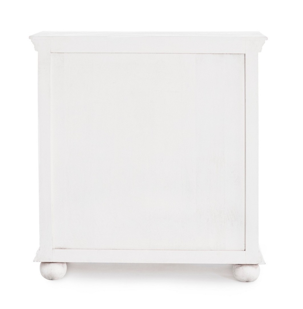 Credenza 2 ante legno bianco Alinta cm 96 x 43 x 98