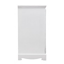 Credenza in MDF due ante quattro cassetti Bianca BLANC 100x40x h80 cm
