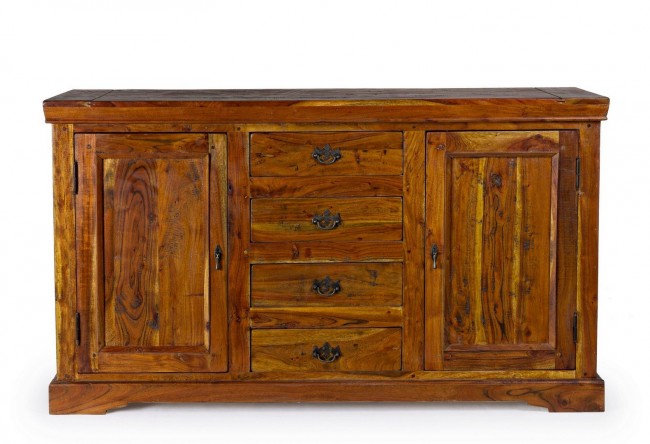 Credenza rustica Chateaux 2 ante e 4 cassetti