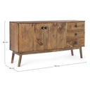 Credenza vintage 2 ante 3 cassetti Sylvester