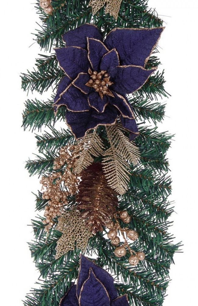 4x Boa  Eleonor Poinsettia Blu