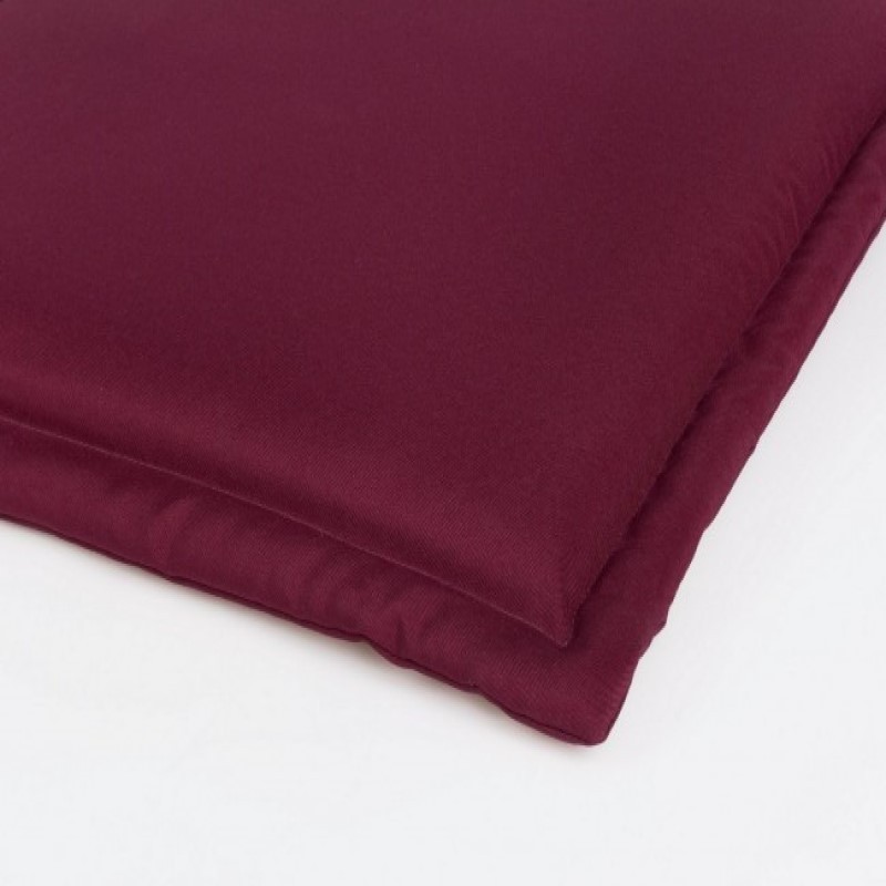 Cuscino in tessuto bordeaux Poly panca 3 posti