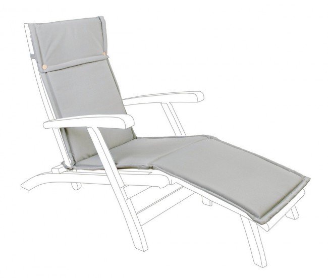 Cuscino lettino piscina  Poly sfoderabile Tortora