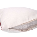 Red and white deer fabric cushion cm43x43