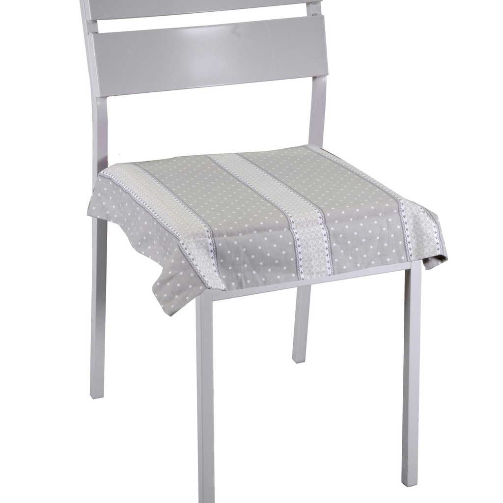 Cuscino venice romantique beige quadro cm40x40h4