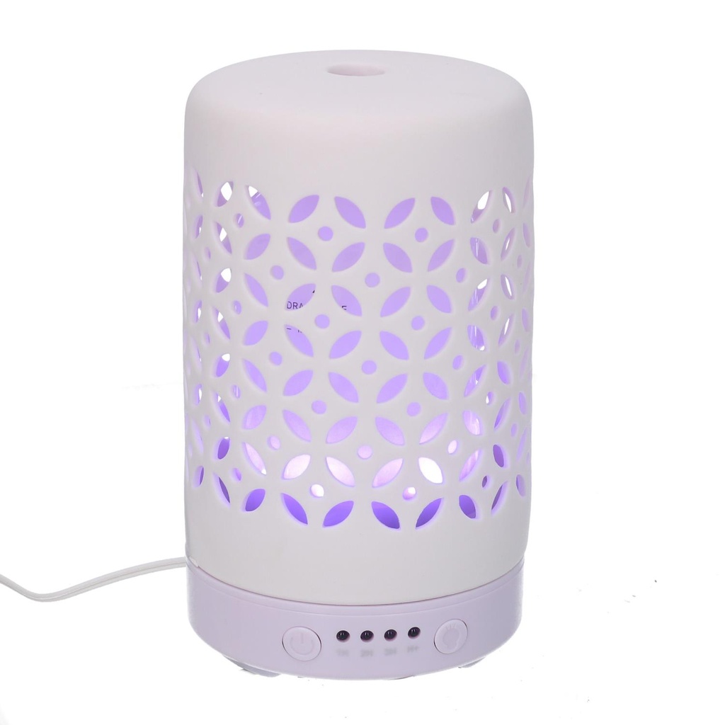 White ceramic diffuser with plug cmø9,3h15,4