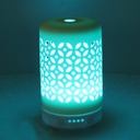 White ceramic diffuser with plug cmø9,3h15,4