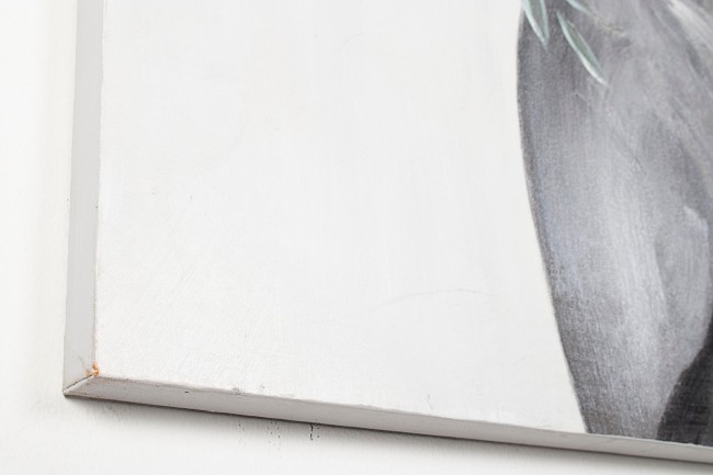 Dipinto olio su tela Village 90x120 cm