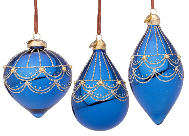 12x Pendaglio Vt Micol Blu Lucido Ass3