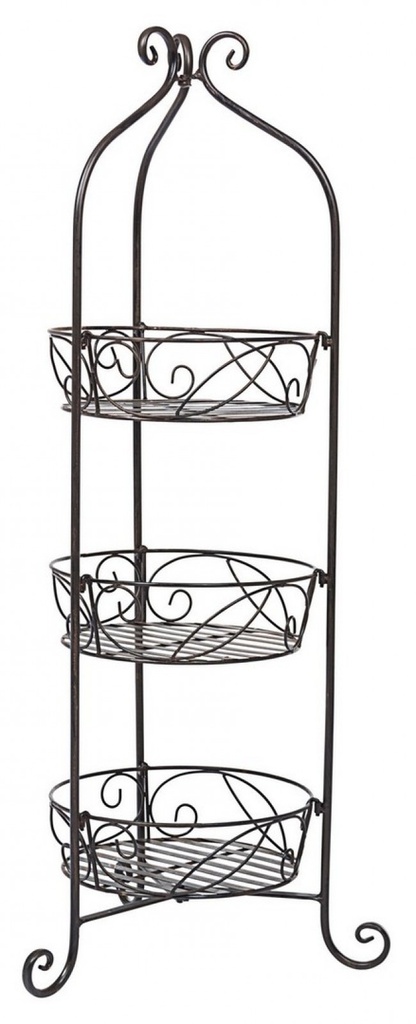 2x Espositore Melanie Slim To 3 Cesti