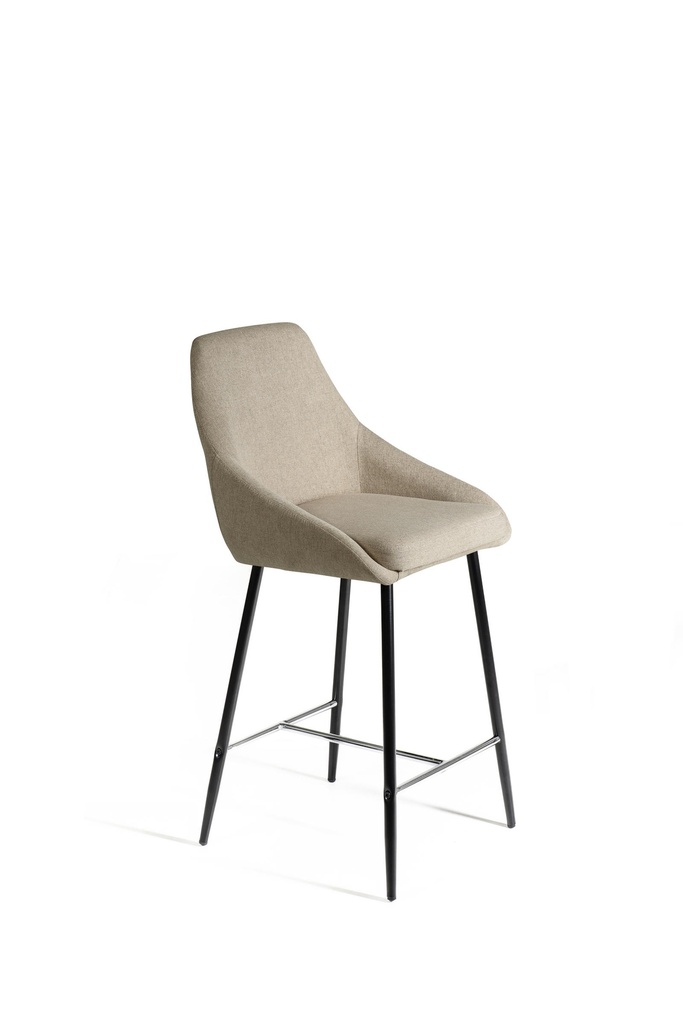 Set dai 2 Sgabelli elegante in tessuto, dimensioni 46cm x 49cm x 97cm