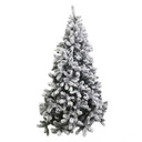 Albero innevato con 1124 rami verdi, ø142cm x h240cm