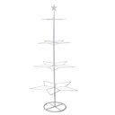 Albero Espositore Ferro Bianco 57x55x123 cm