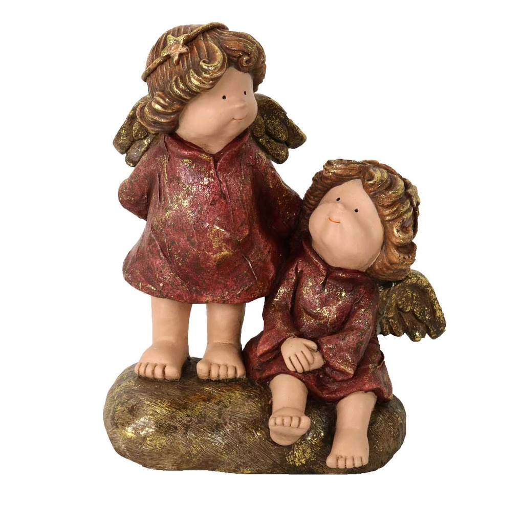 Angelo in Resina Oro 23x14,5x27,5 cm