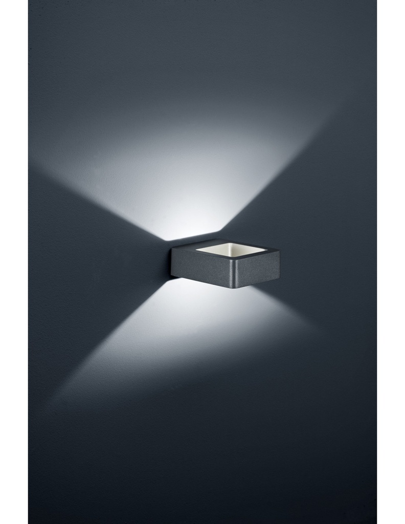 Applique da Esterno a Doppia Luce LED IP54 Antracite