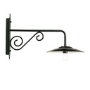 Applique Lunga Piccola in Grafite Antico