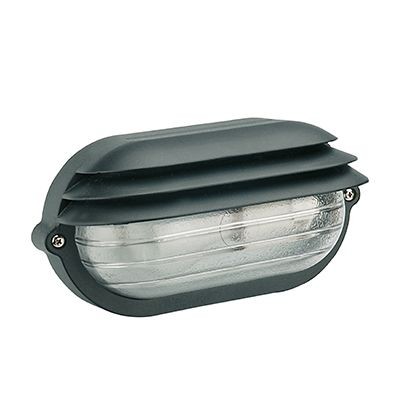 Applique Picc. E27  linea palpebra ovale  nero