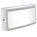 Applique in alluminio pressofuso con diffusore opalino - 10W, 950 lumen, luce calda bianco