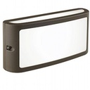 Applique in alluminio pressofuso con diffusore opalino - 10W, 950 lumen, luce calda